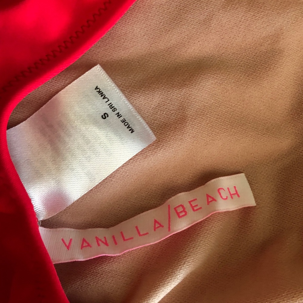 Hot pink bathing suit,Nude inside, unworn, perfect condition,